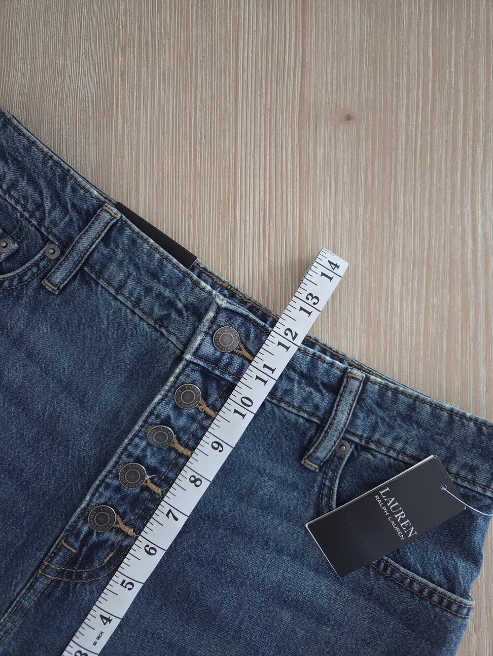 Lauren Ralph Lauren Dark Wash High Rise Flare Jeans Womens Size 10 - Picture 7 of 12